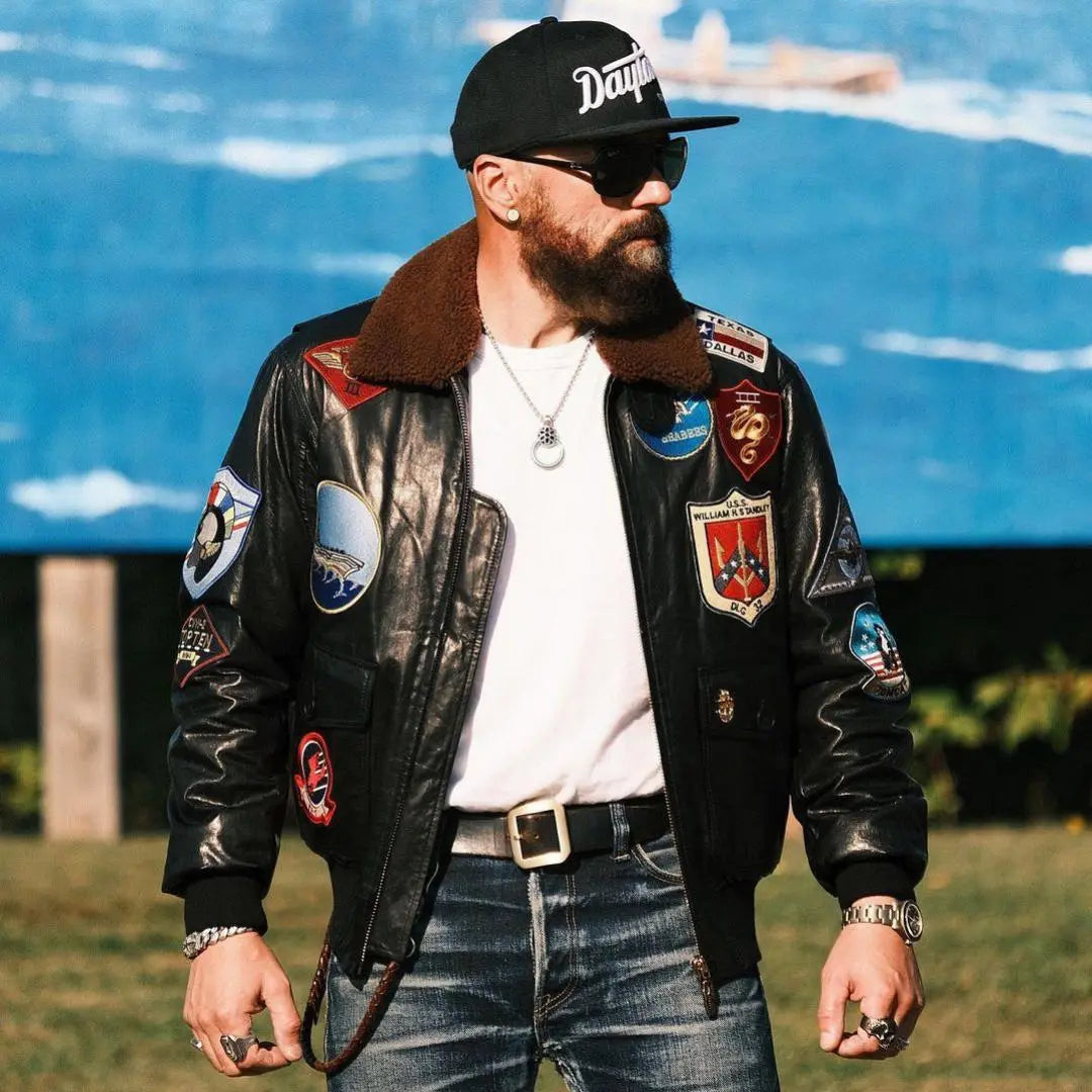 Tom Cruise Top Gun Maverick Leather Jacket - FEASSA