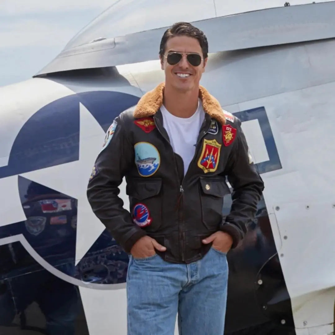 Tom Cruise Top Gun Maverick Leather Jacket - FEASSA