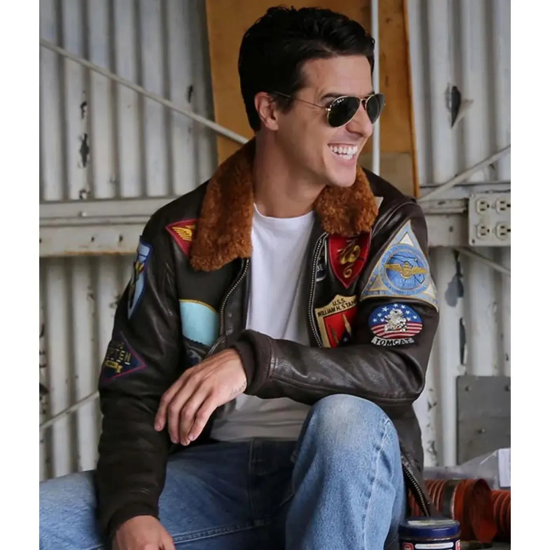 Tom Cruise Top Gun Maverick Leather Jacket - FEASSA