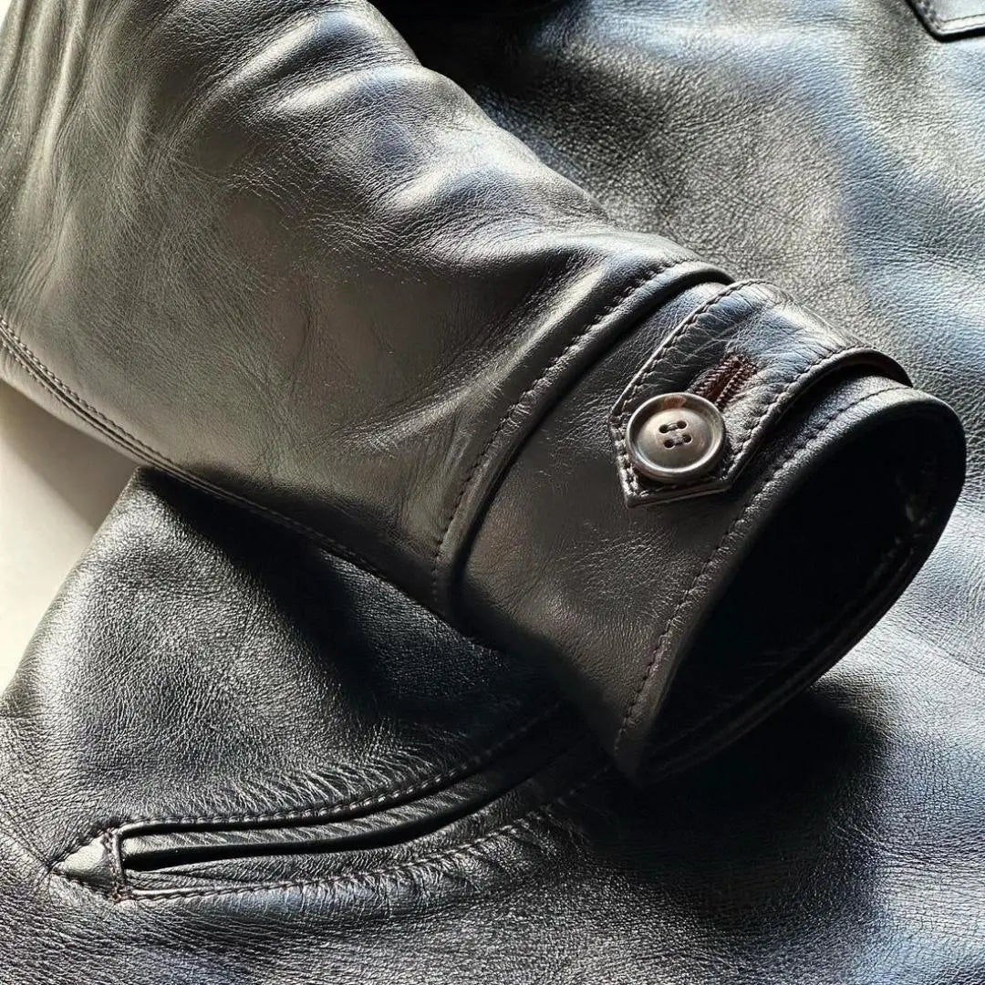 Bounty Hunters Black Leather Carcoat - FEASSA