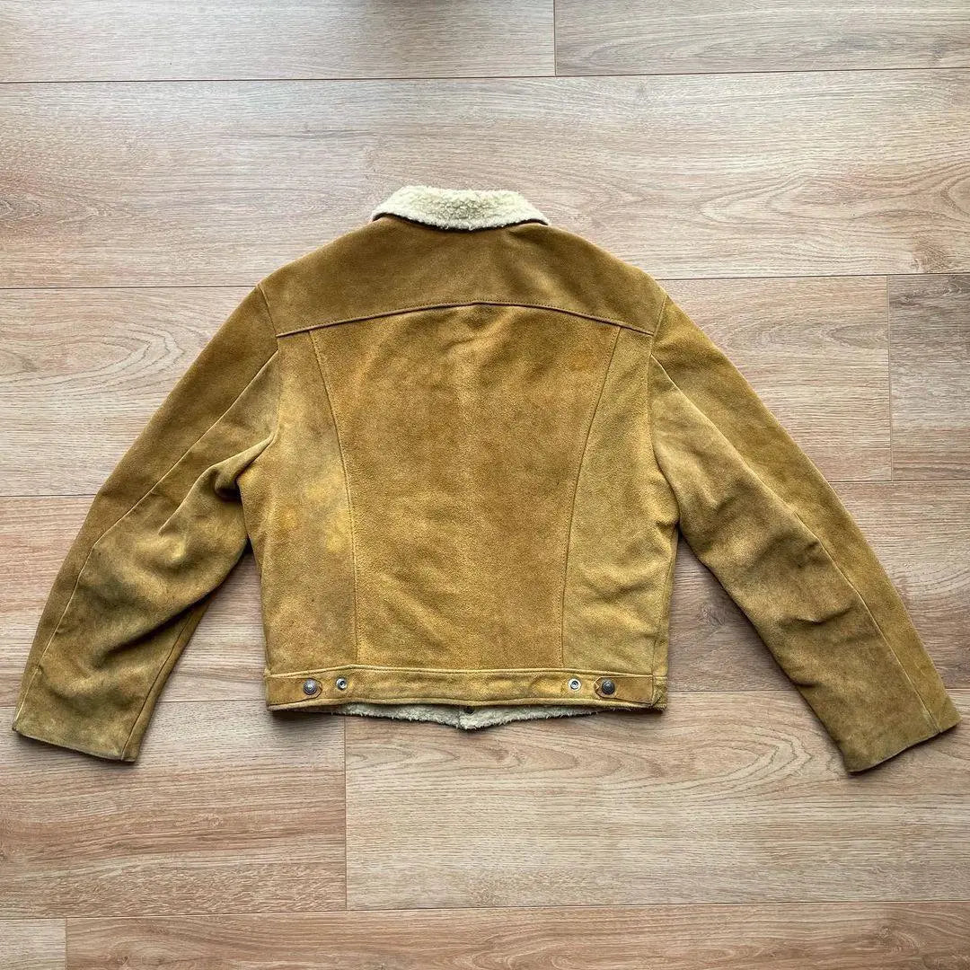 Trucker Shearling Lined Leather Shirt - FEASSA