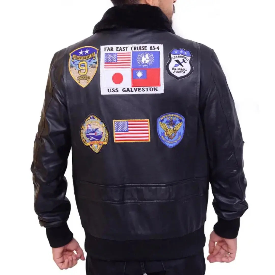 Tom Cruise Top  Gun Maverick Leather Jacket - FEASSA