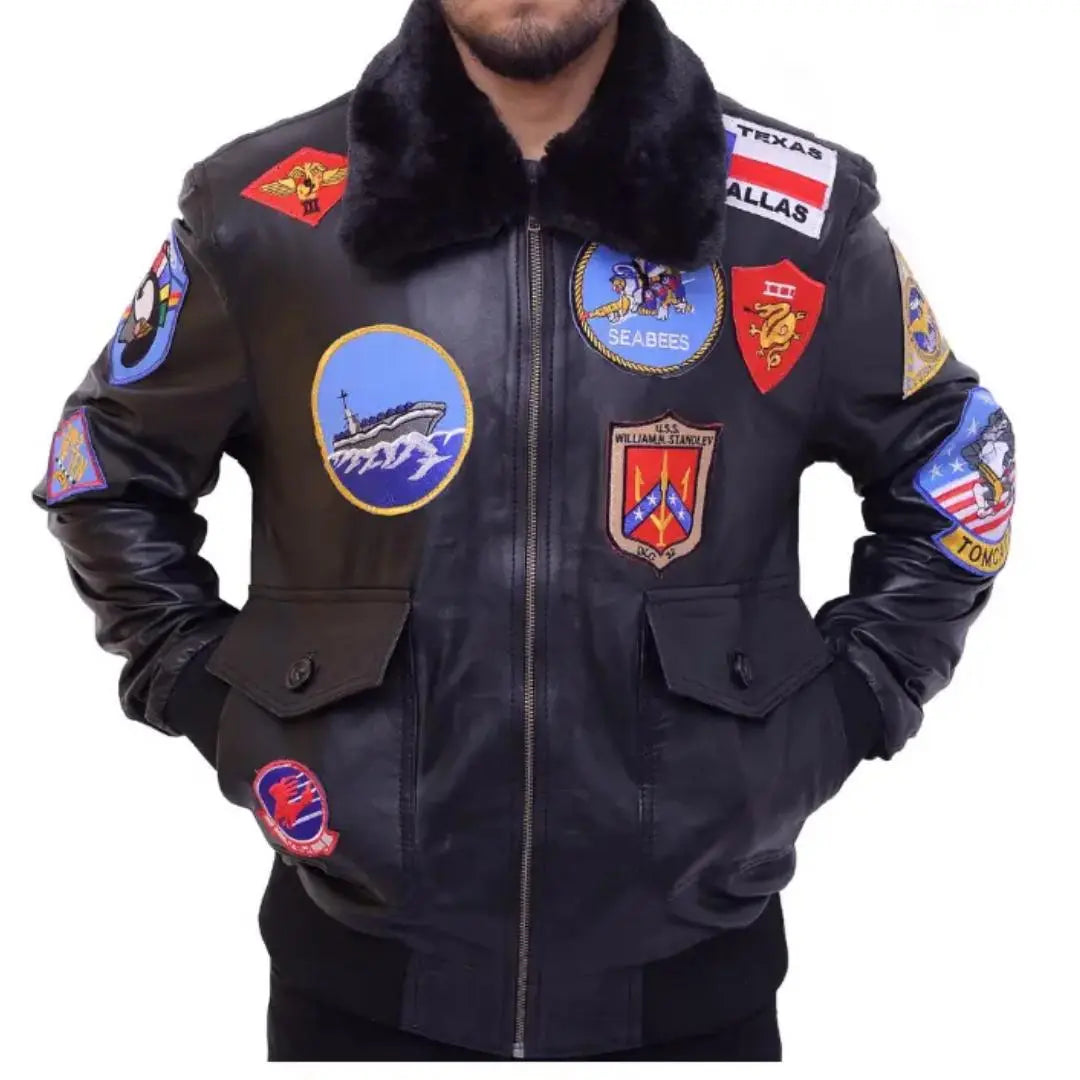 Tom Cruise Top  Gun Maverick Leather Jacket - FEASSA