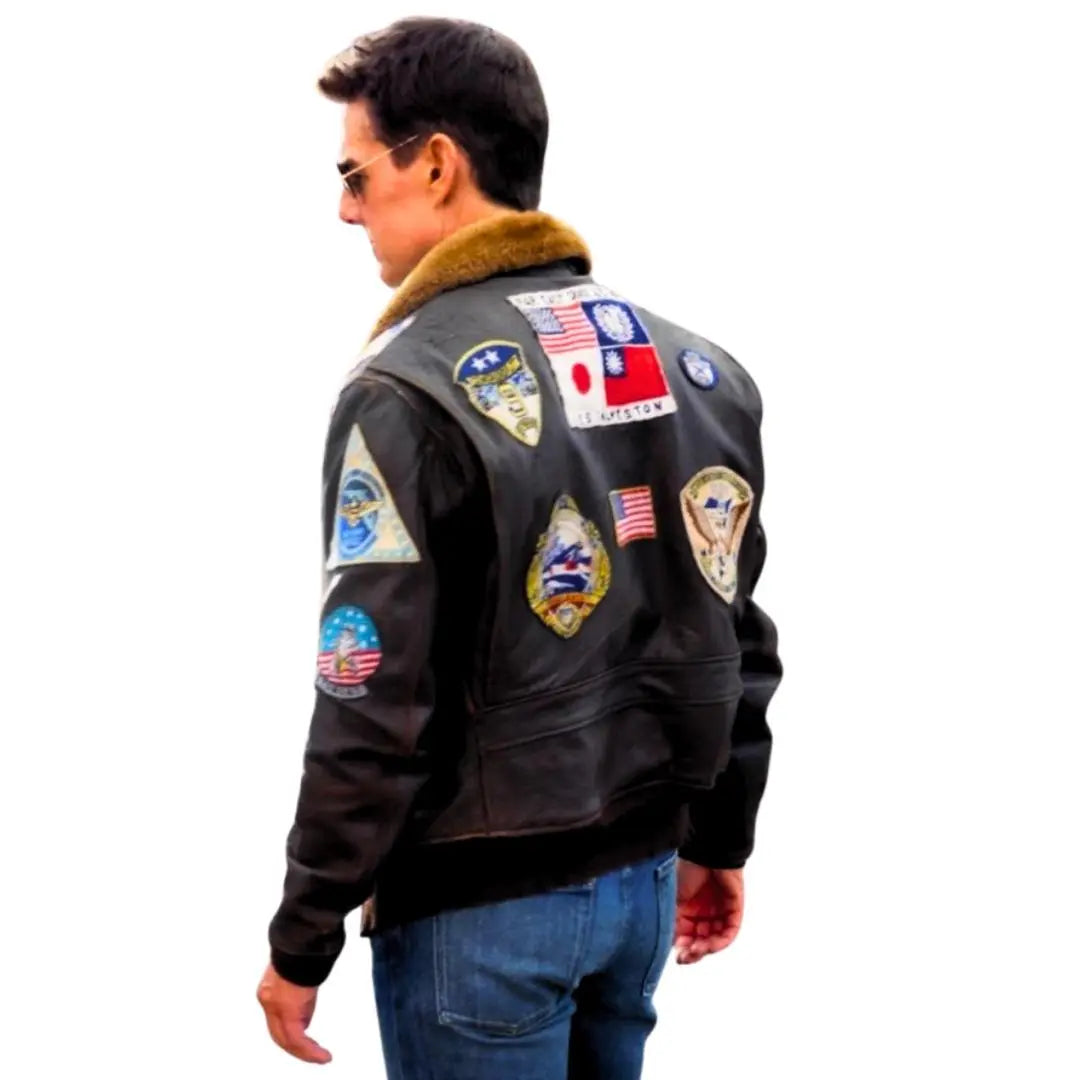 Tom Cruise Top  Gun Maverick Leather Jacket - FEASSA