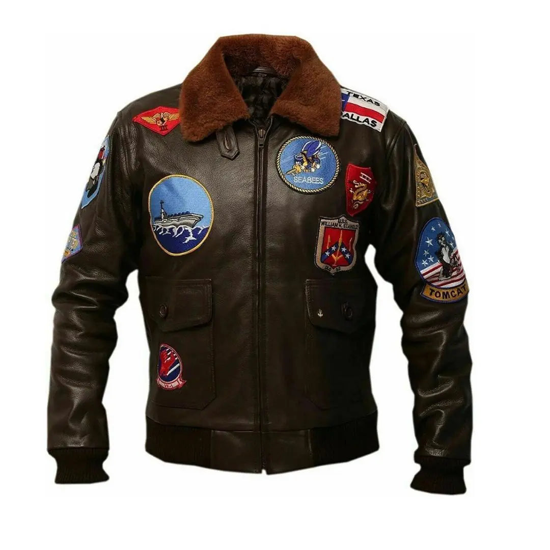 Tom Cruise Top  Gun Maverick Leather Jacket - FEASSA