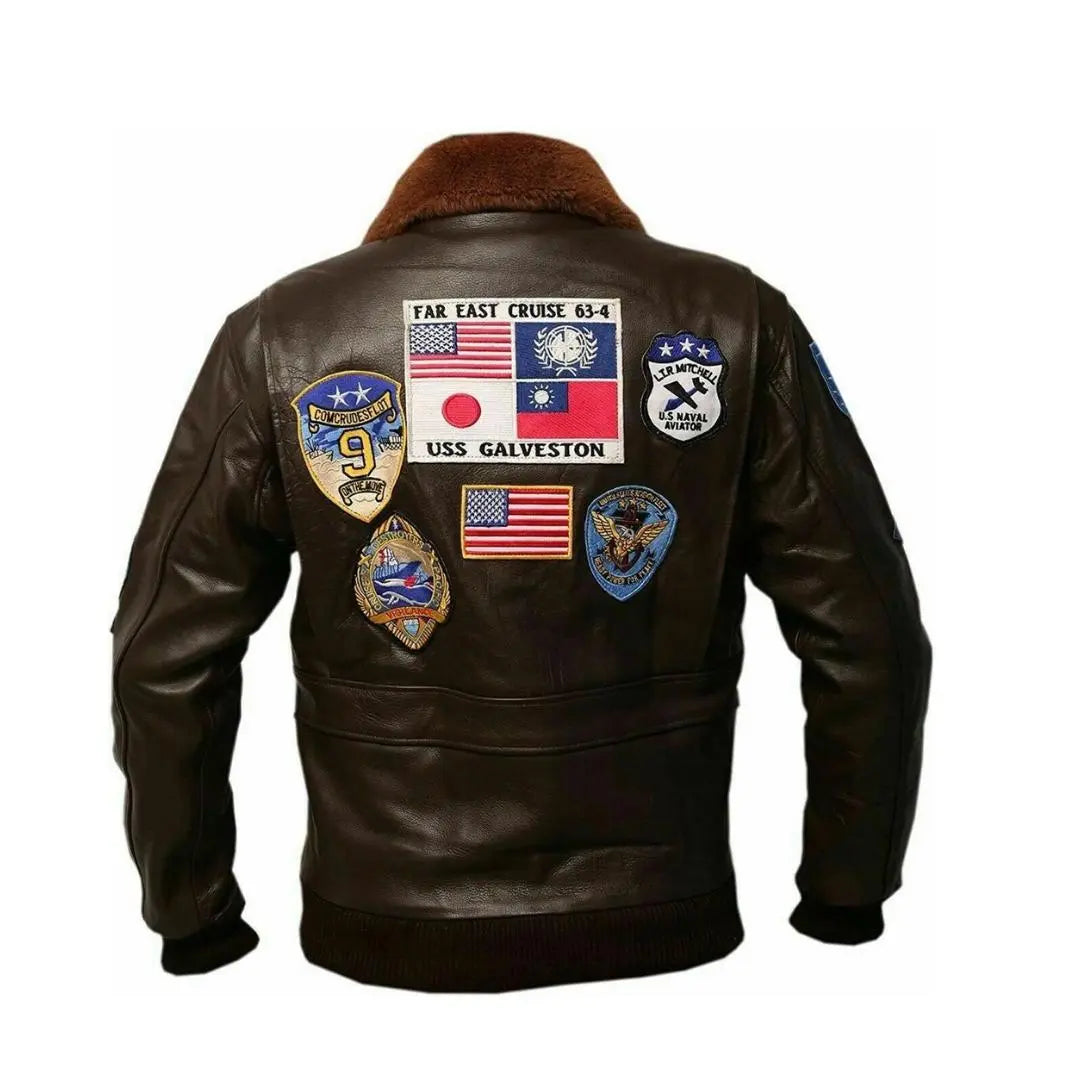 Tom Cruise Top  Gun Maverick Leather Jacket - FEASSA