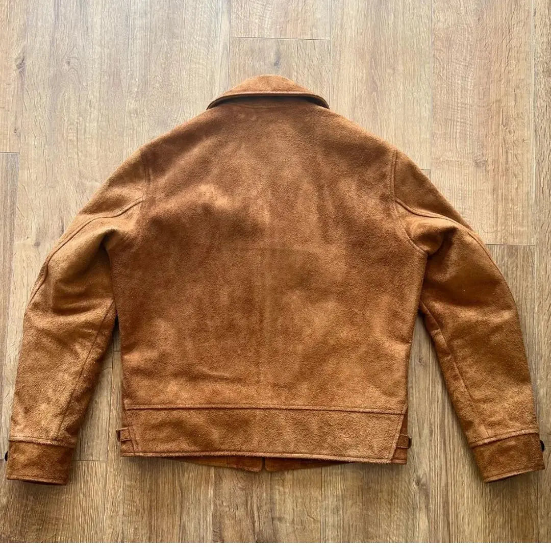 Double Pocket Suede leather jacket - FEASSA