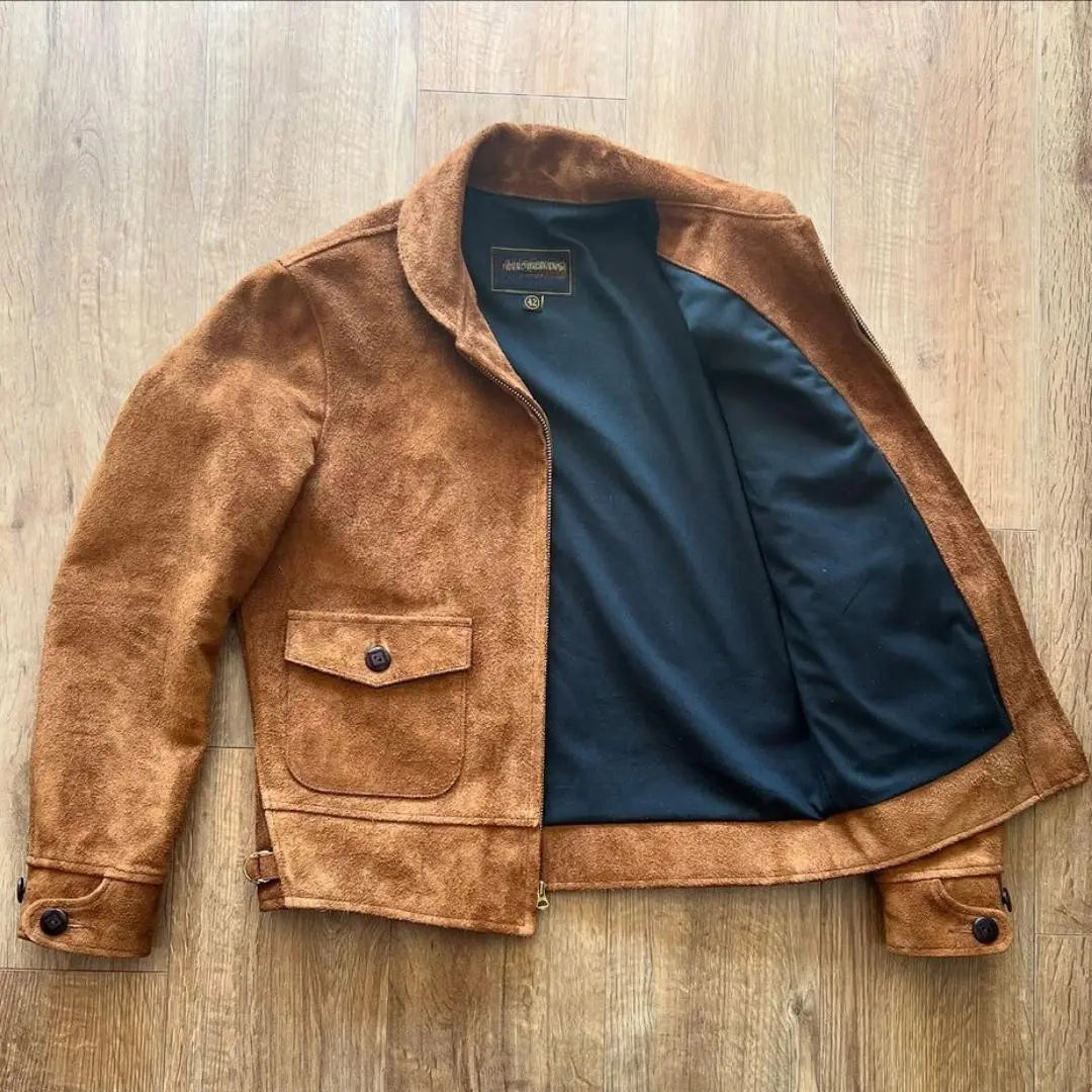 Double Pocket Suede leather jacket - FEASSA