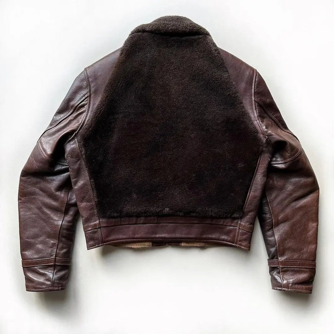 Brown Grizzly leather jacket - FEASSA