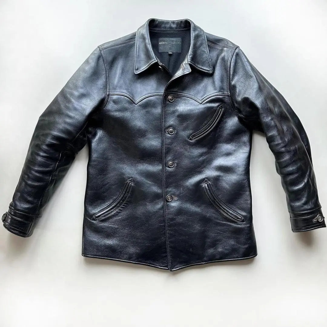 Bounty Hunters Black Leather Carcoat - FEASSA