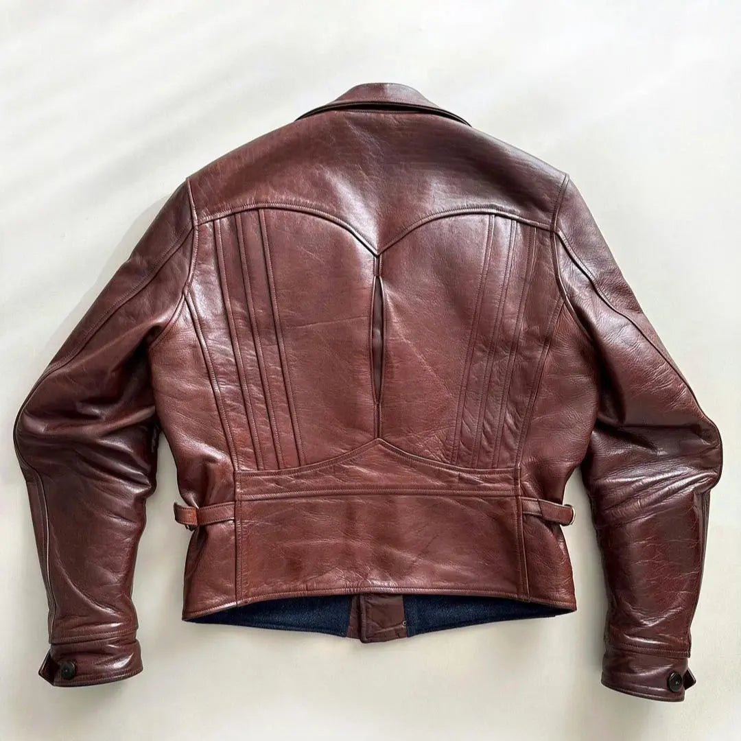 Brown Horshide Leather Jacket - FEASSA