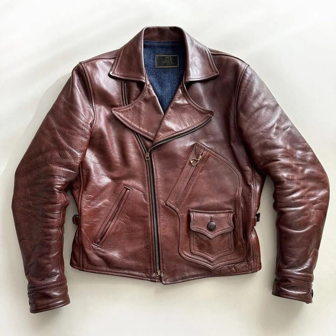 Brown Horshide Leather Jacket - FEASSA