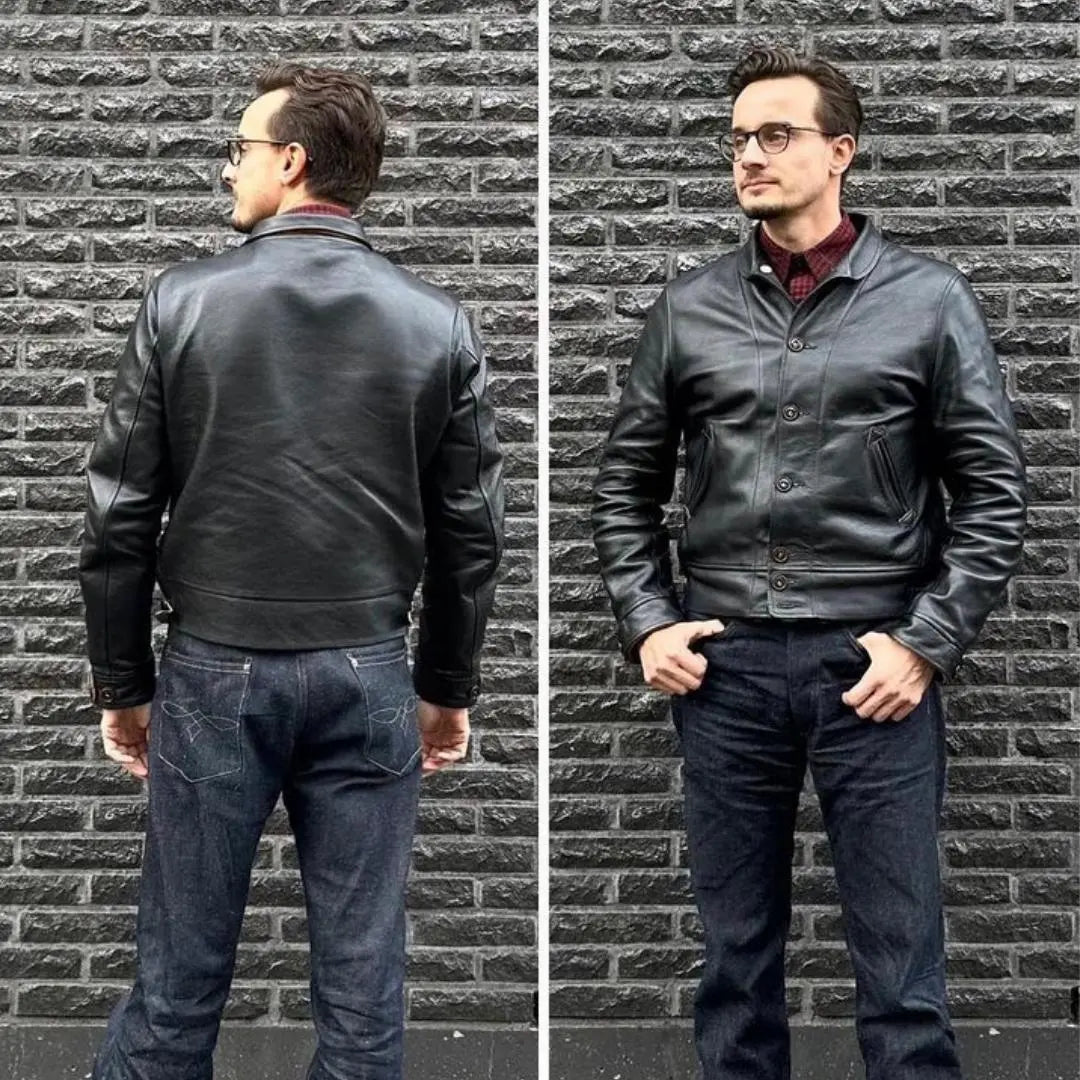 Cossack Style Campus Leather jacket - FEASSA