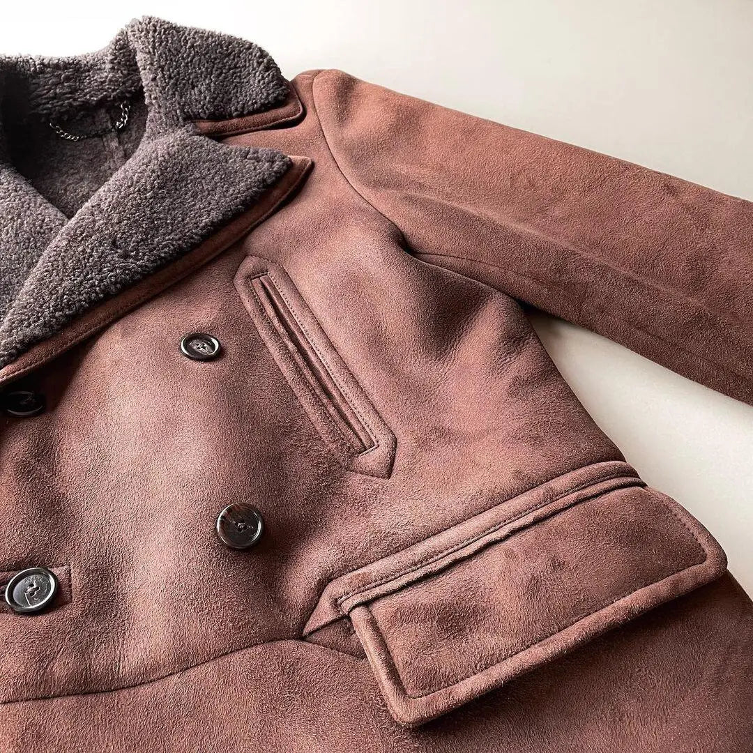 Suede Shearling Coat - FEASSA