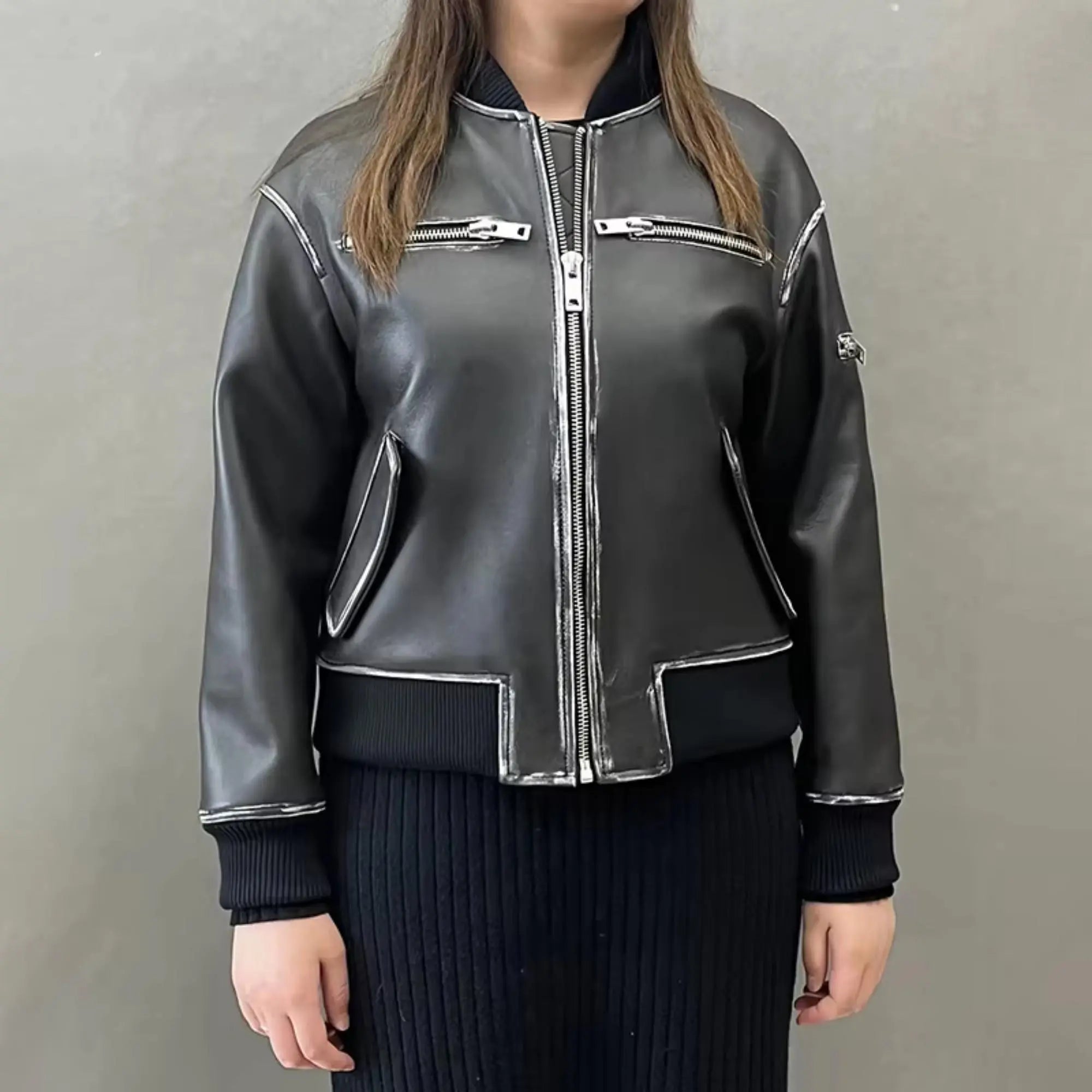 Distress Moto Biker Jacket - FEASSA