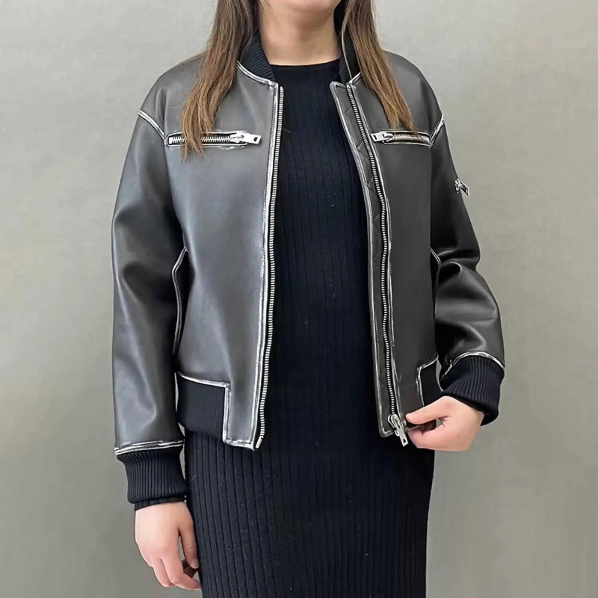 Distress Moto Biker Jacket - FEASSA