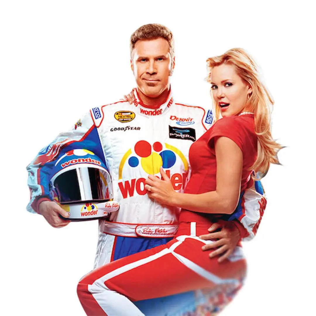 Wonder Bread The Ballad of Ricky Bobby Costume Racing Leather Jacket - FEASSA